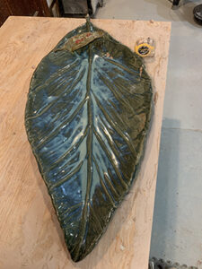 Large Ceramic Leaf for Fountain