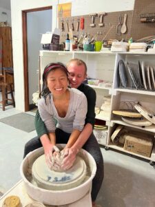 Teaching pottery classes